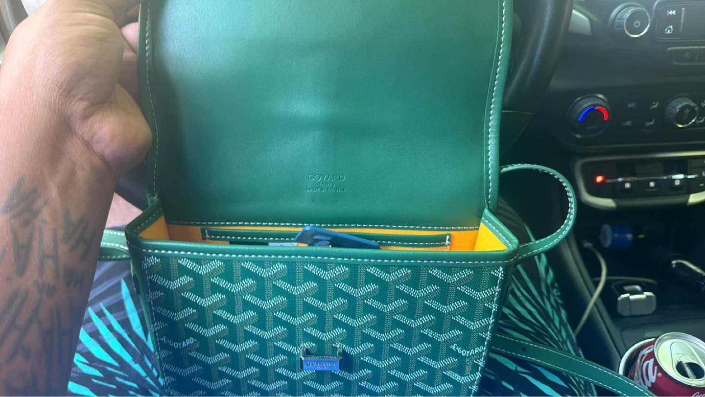 Goyard Green Monogram Clutch/Wallet - photo 2