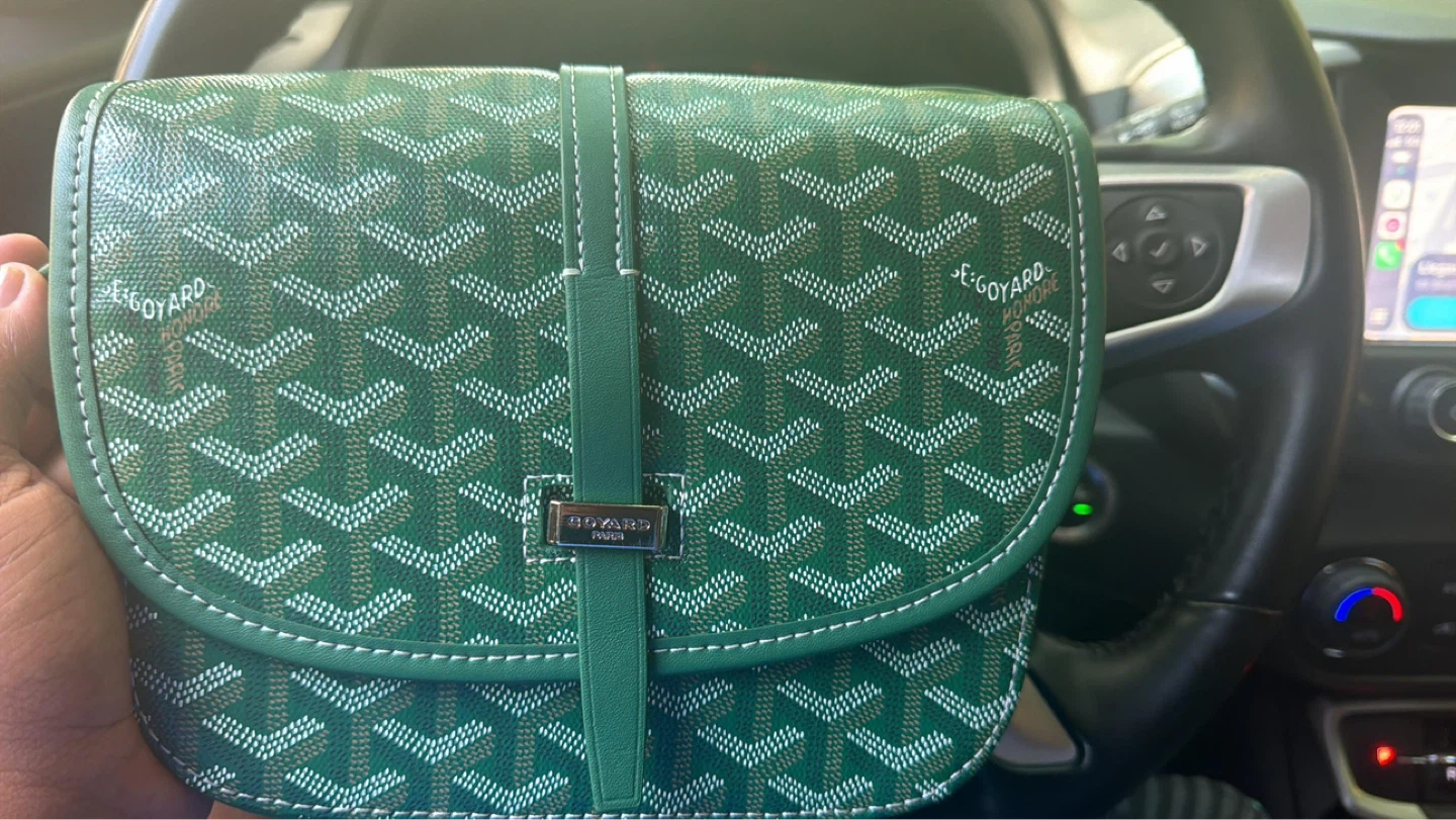 Goyard Green Monogram Clutch/Wallet