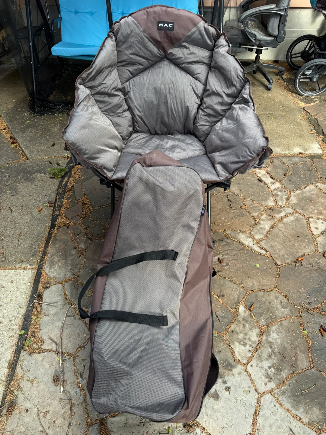 Mac Sports Padded Folding Club Camping Chair Carry Bag - photo 4