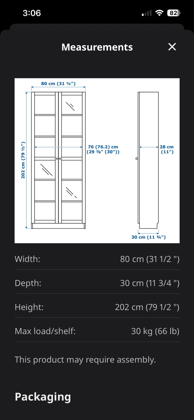 IKEA Glass Door Cabinet - photo 4