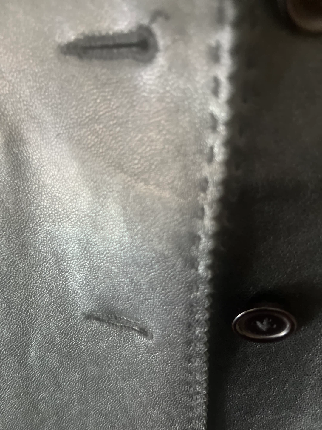 JEANNE Beker  Black Leather Lined Blazer - photo 4
