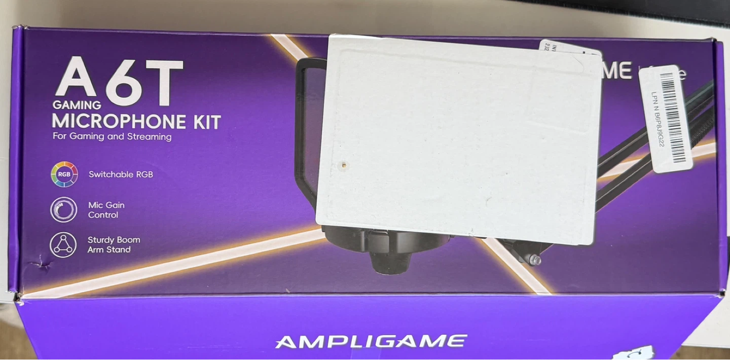 A6T Gaming Microphone Kit with Boom Arm - photo 4