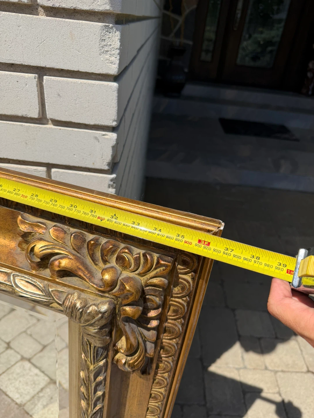 Antique Gold Frame Mirror - photo 4