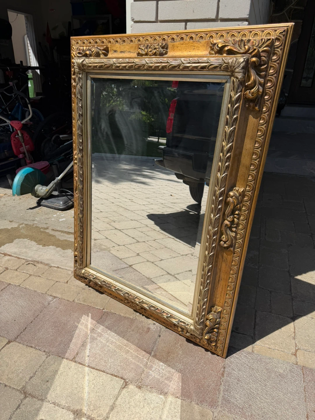 Antique Gold Frame Mirror