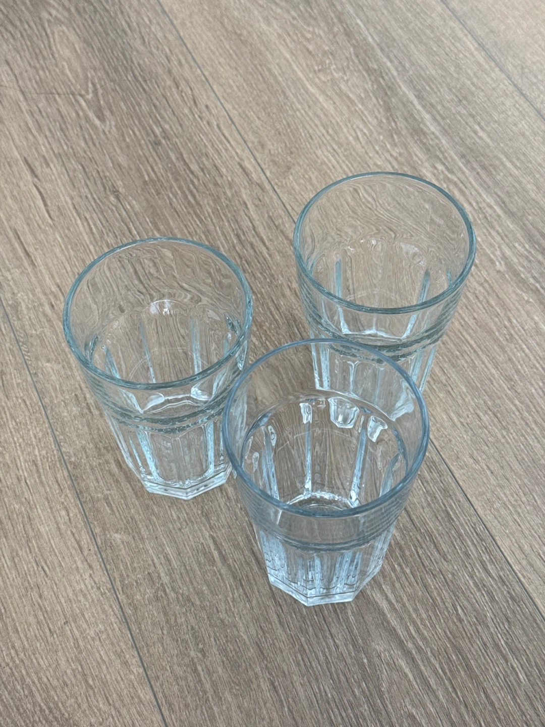Set of 3 IKEA Glass Cups
