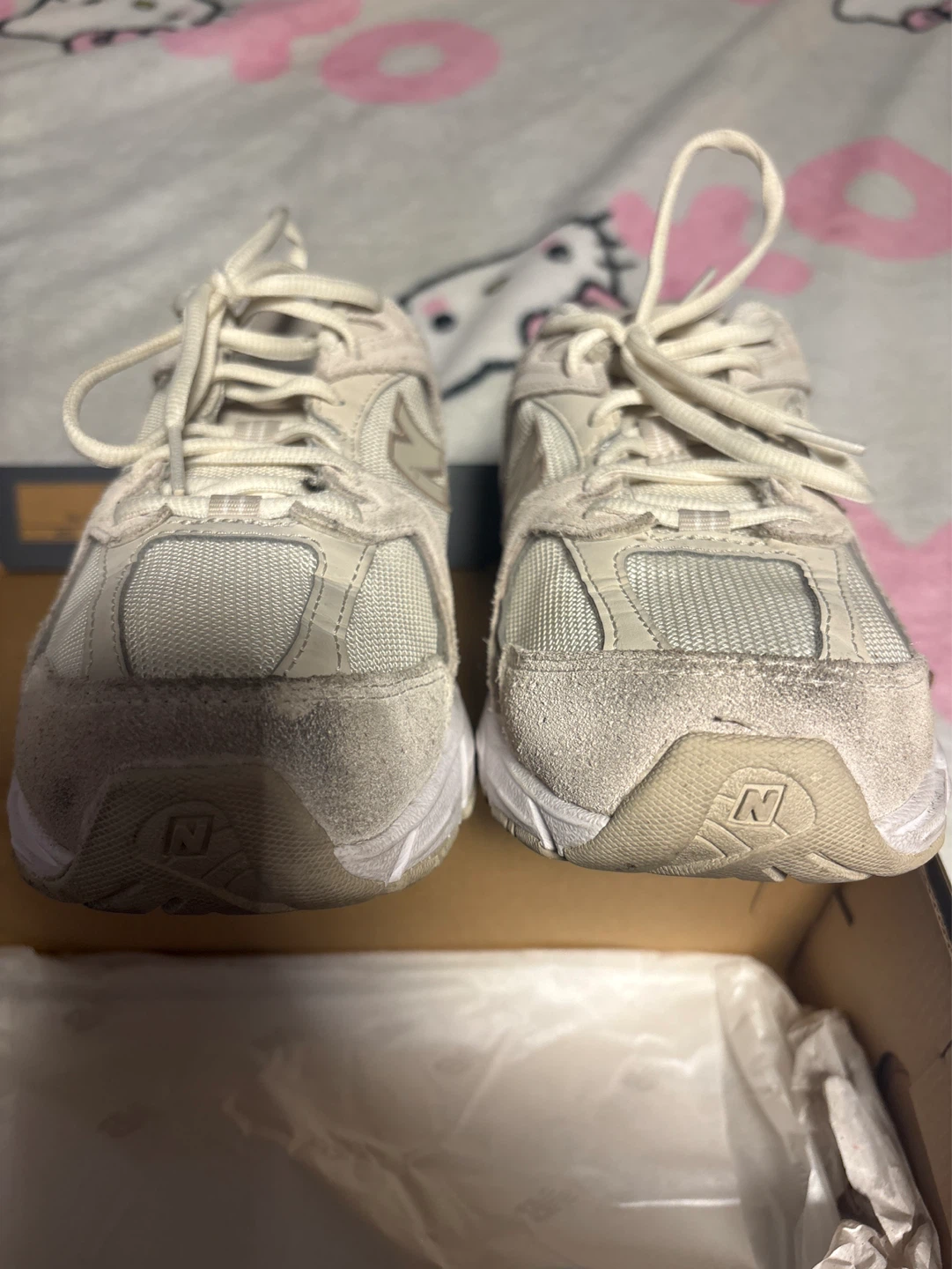 New Balance 530 MR530W Running Shoes White Beige - photo 3