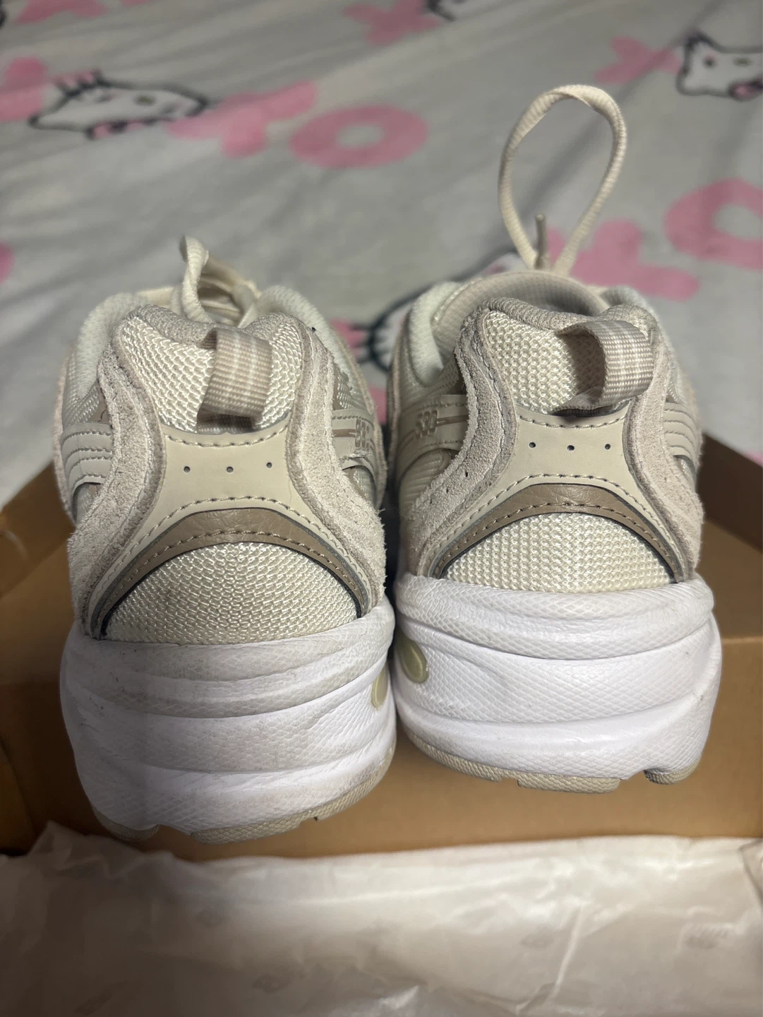New Balance 530 MR530W Running Shoes White Beige - photo 4