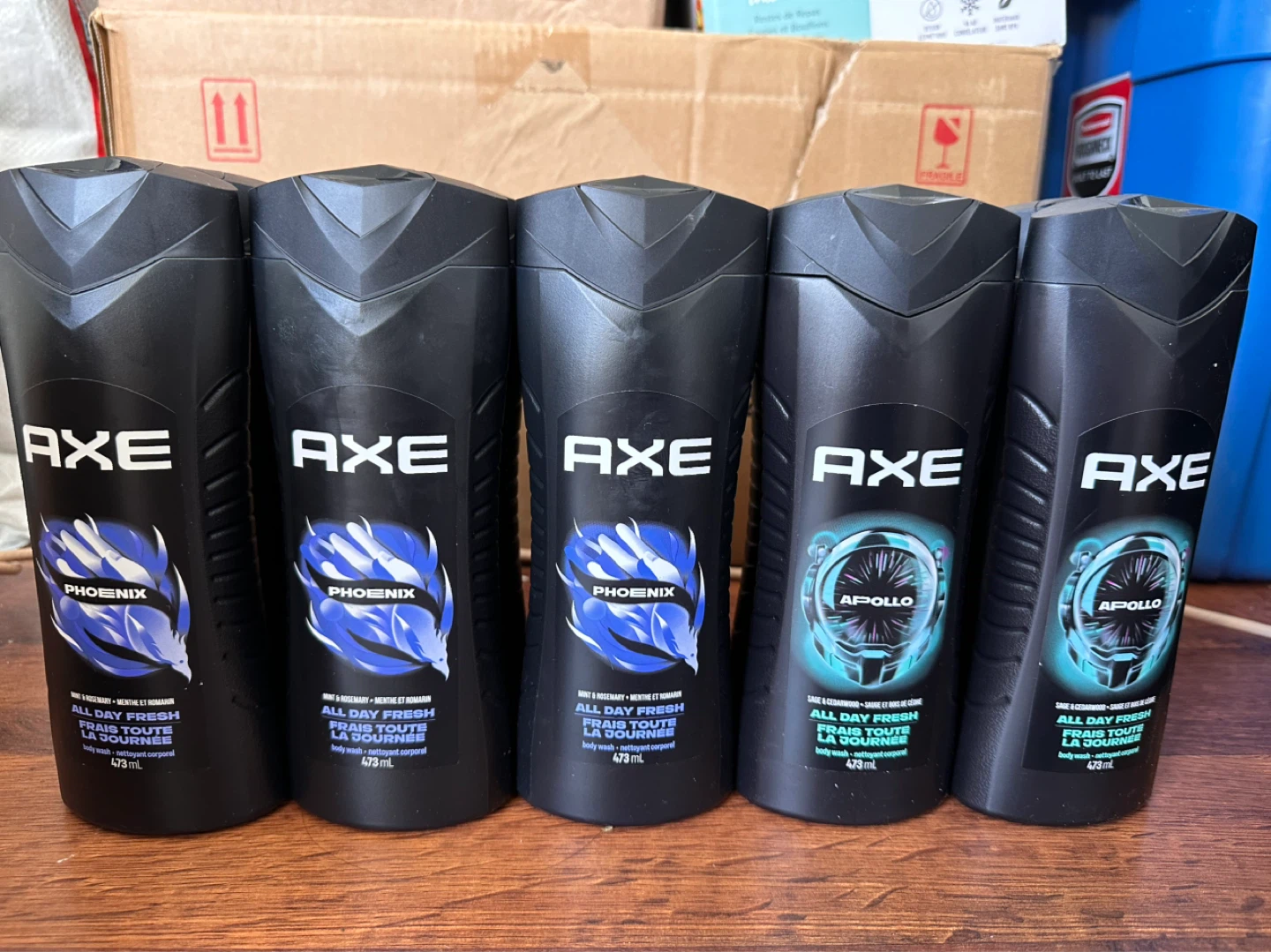AXE Body Wash Phoenix & Apollo 473mL Lot