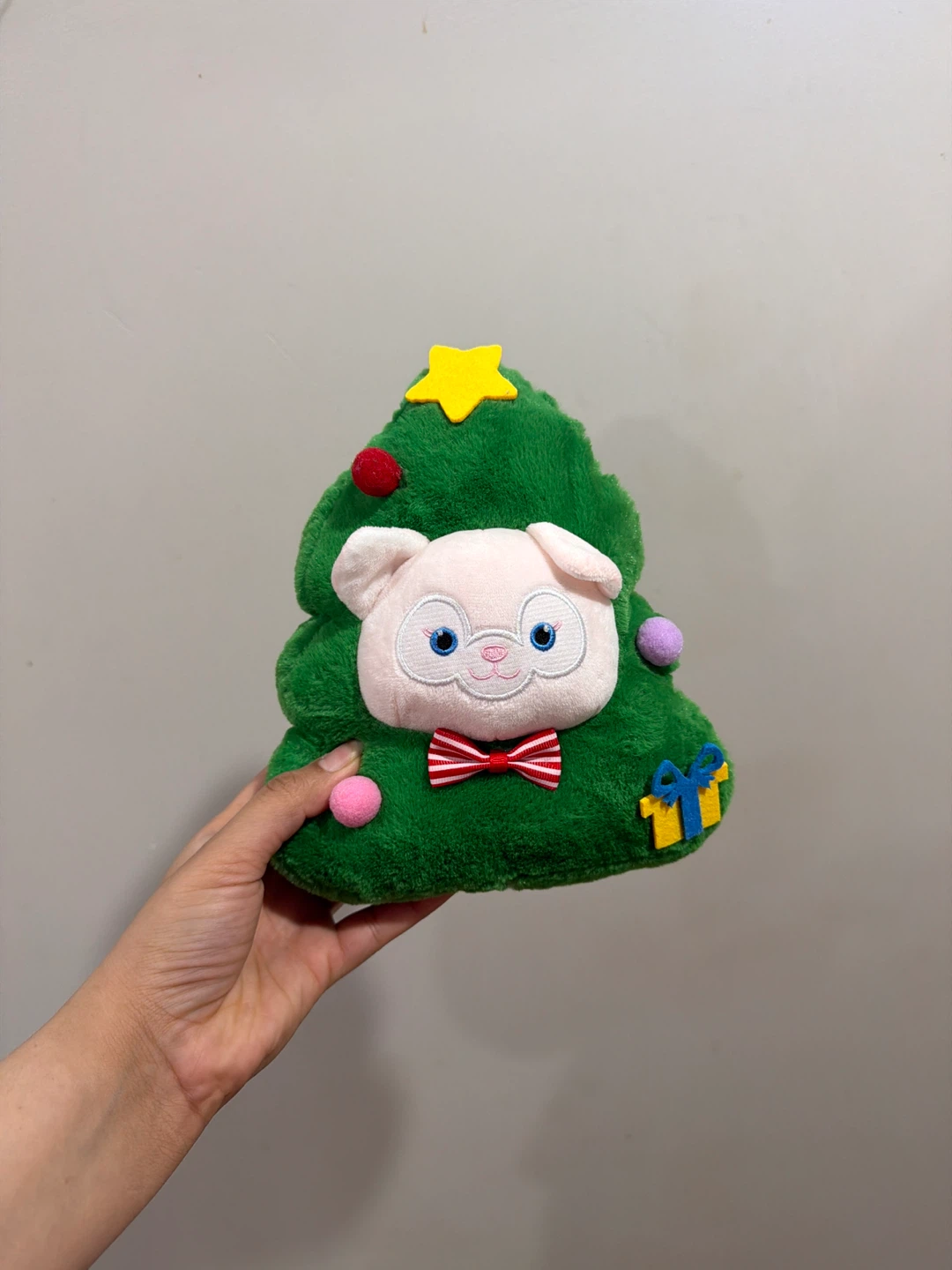 Christmas Tree Plush Toy with Animal Character