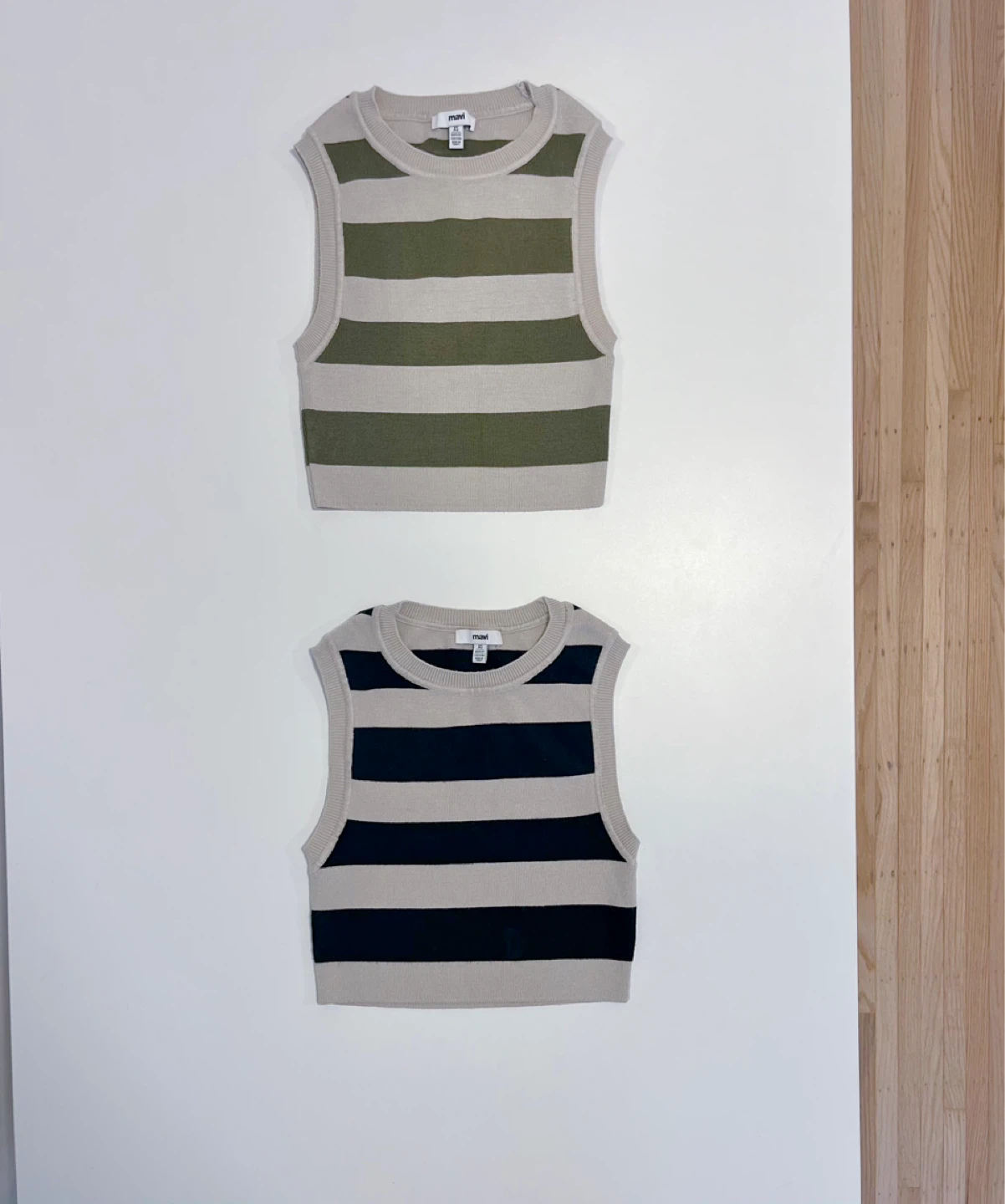 Mavi Striped Knit Tops - Size XS