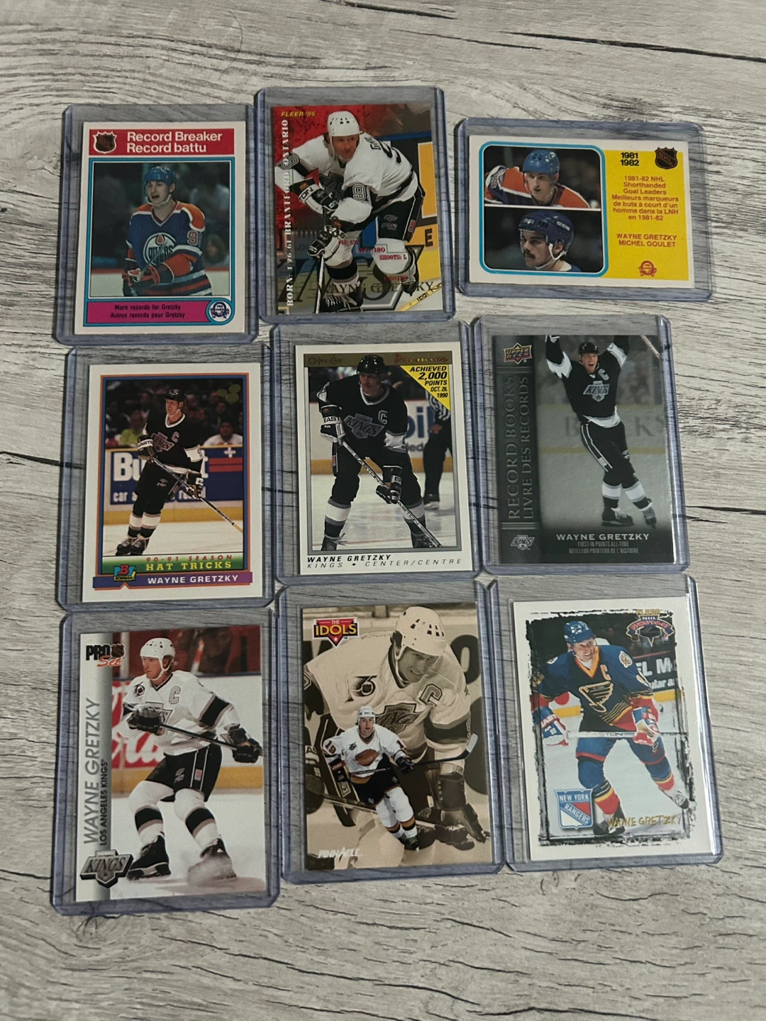 Wayne Gretzky Hockey Card Collection