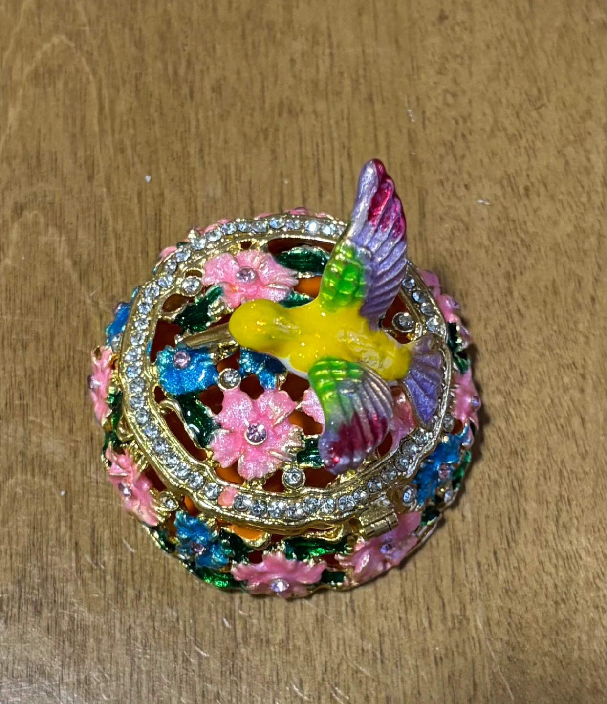 NEW- Hummingbird Trinket Box - photo 2