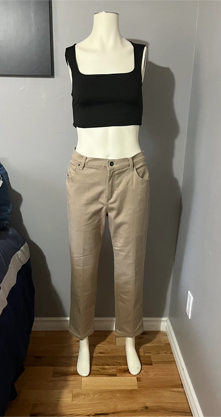 Gloria Vanderbilt Amanda Jeans Size 12 Tan