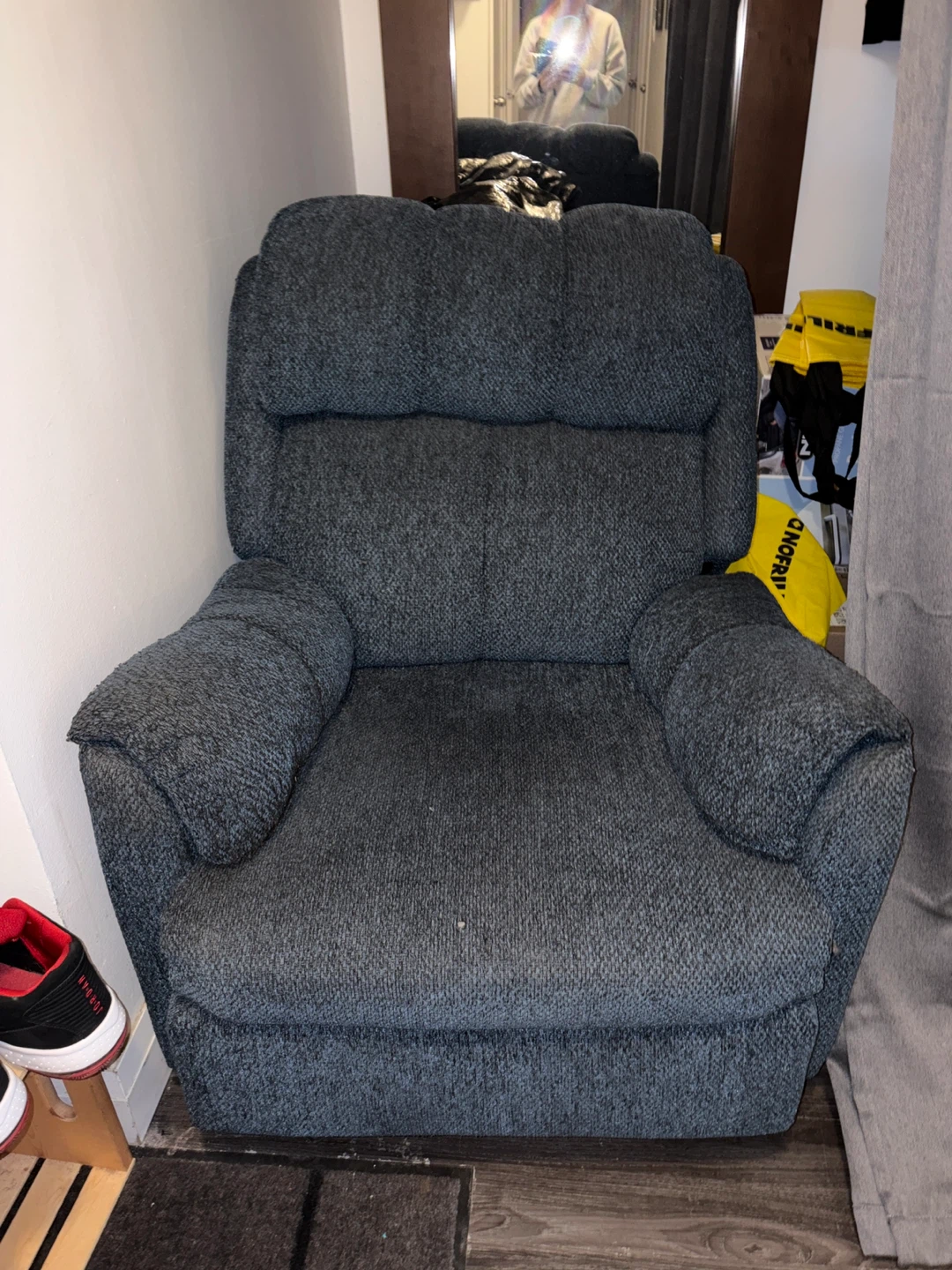 Dark Grey Recliner Chair