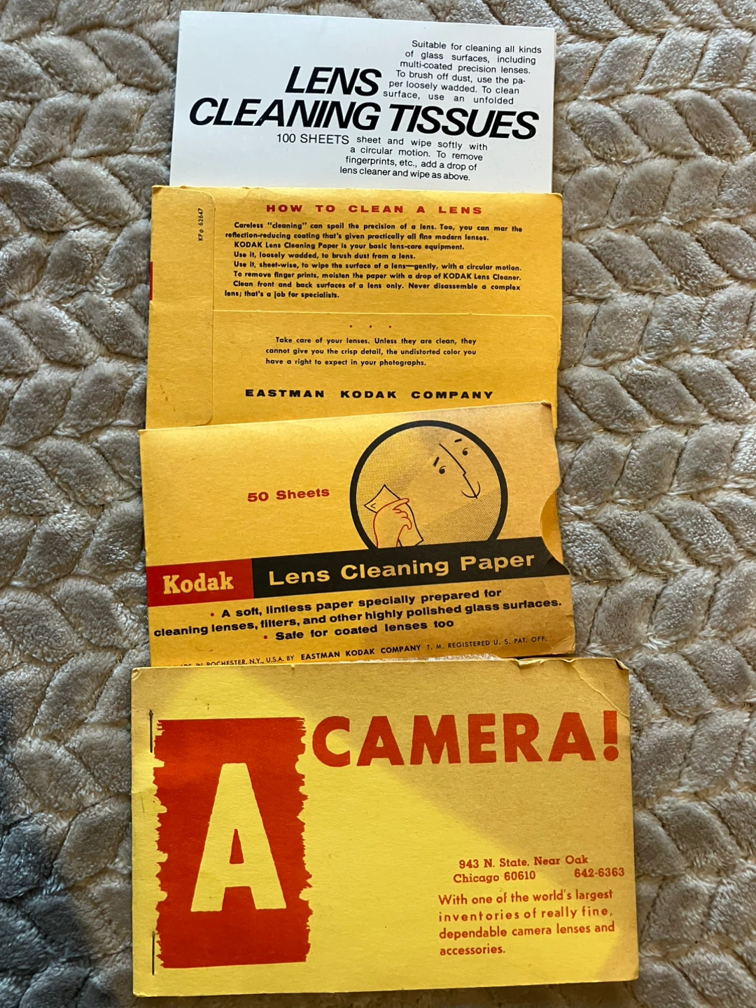 Olympus Lens Cleaning Tissues & Kodak Lens Cleaning Paper
