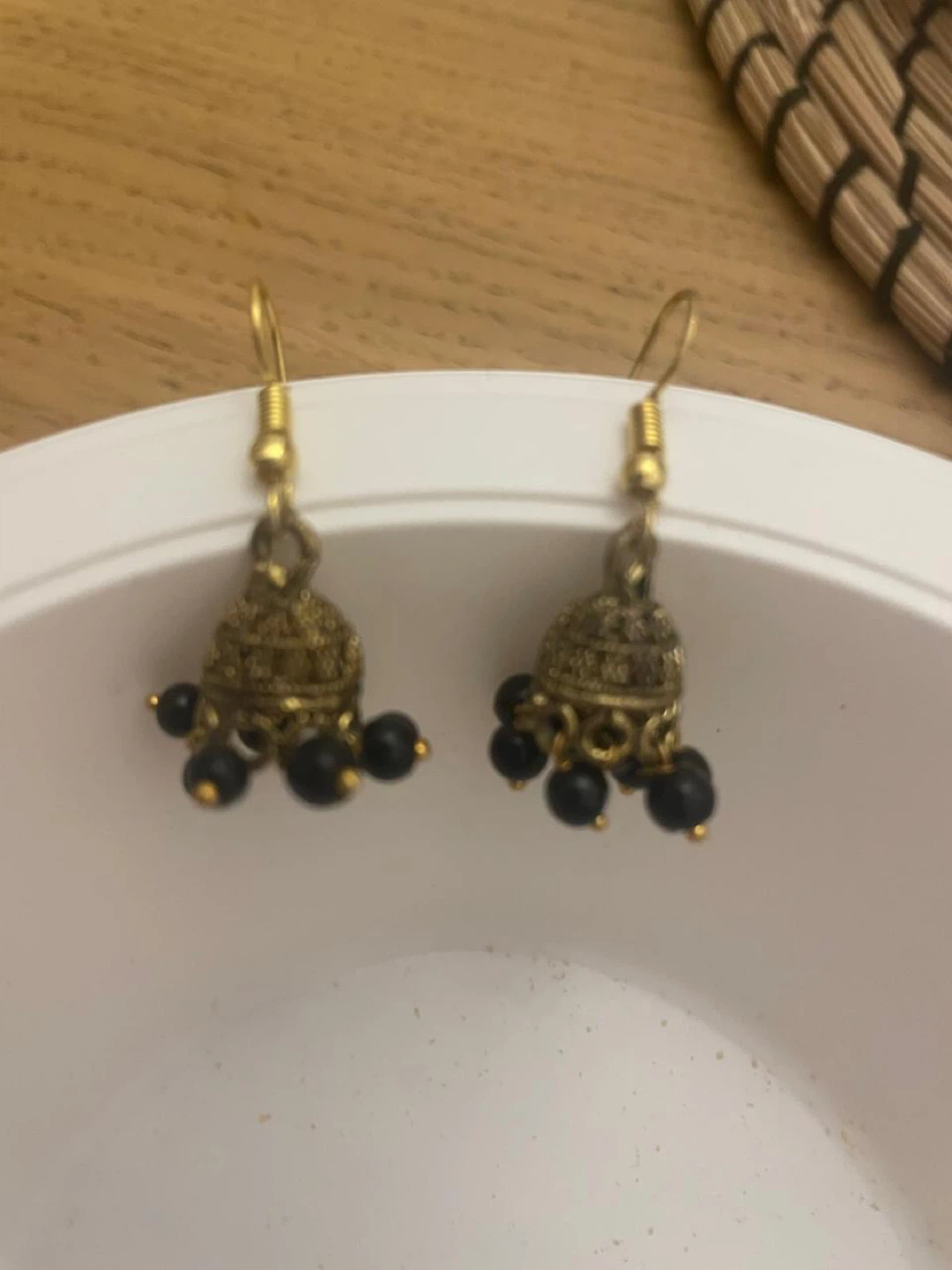 Brand new Jhumka Earrings (silver and multicolour)