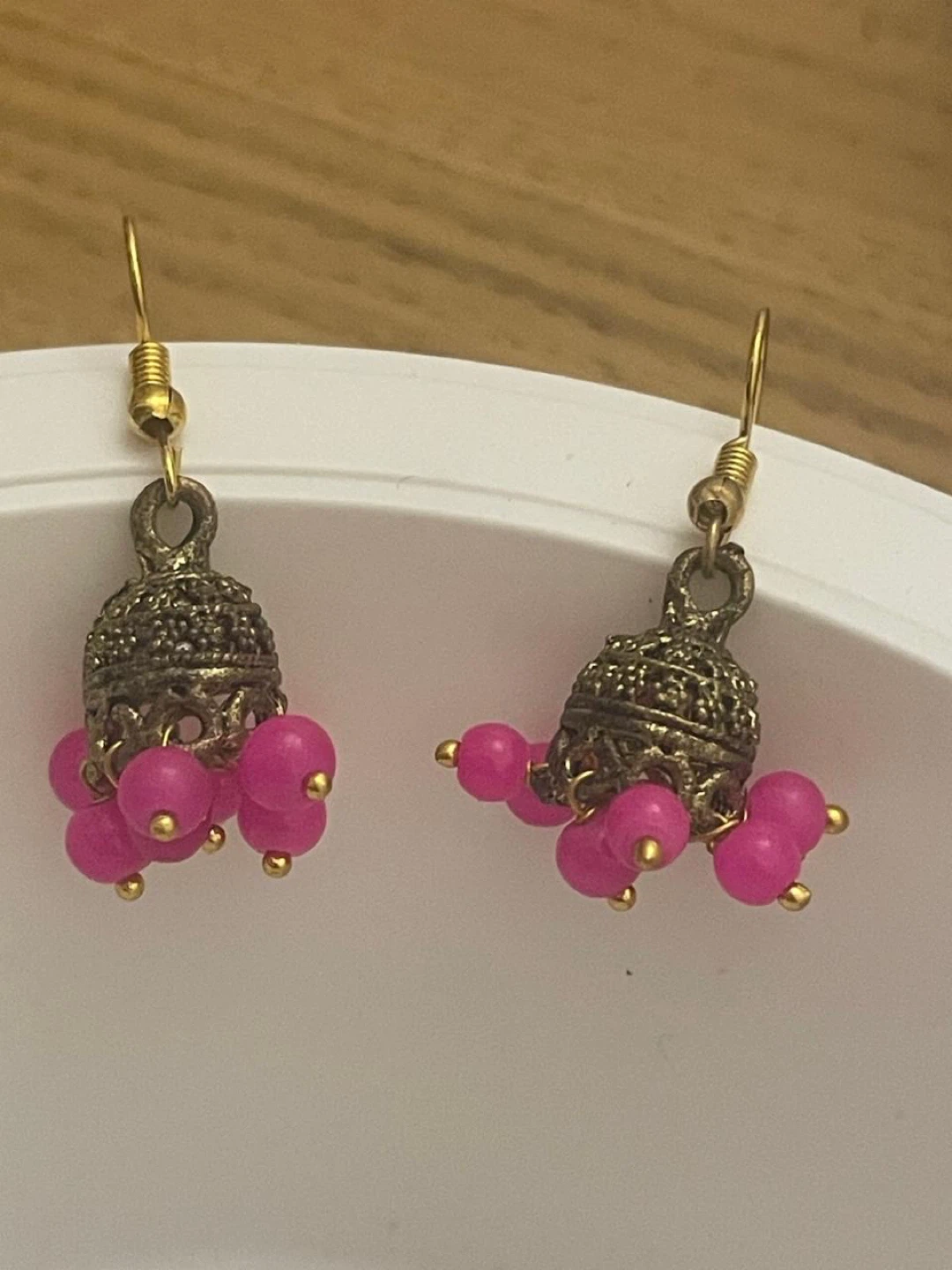 Brand new Jhumka Earrings (silver and multicolour) - photo 4
