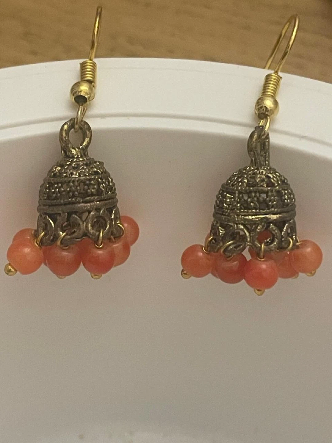 Brand new Jhumka Earrings (silver and multicolour) - photo 3