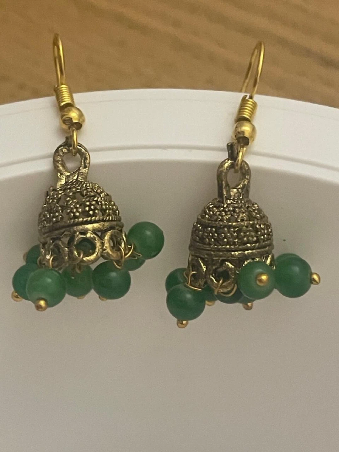Brand new Jhumka Earrings (silver and multicolour) - photo 2