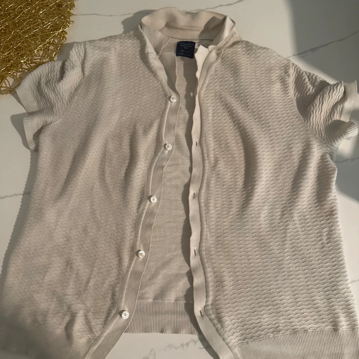 Apparel Short Sleeve Button-Up Cardigan - photo 2
