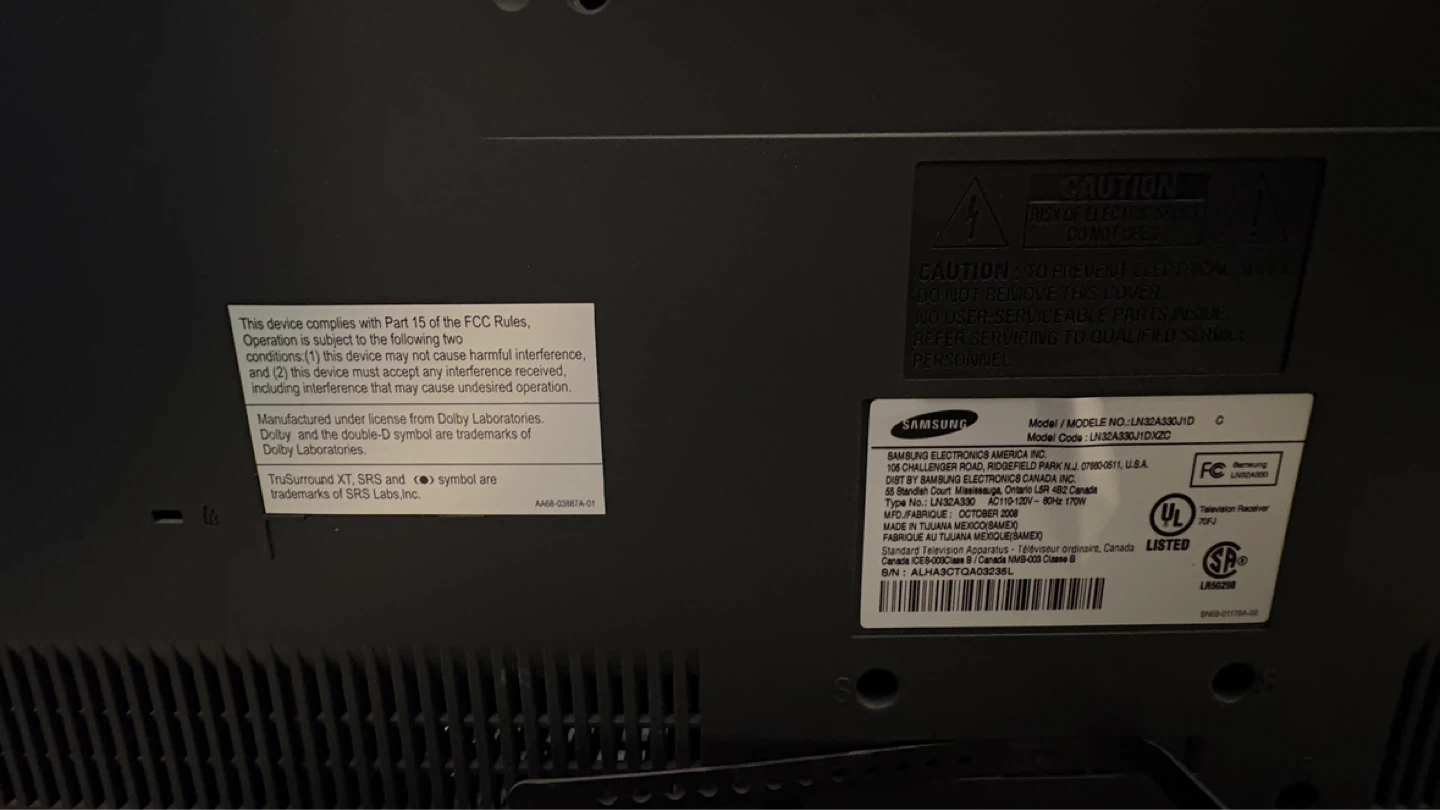 Samsung 32” Television - photo 2