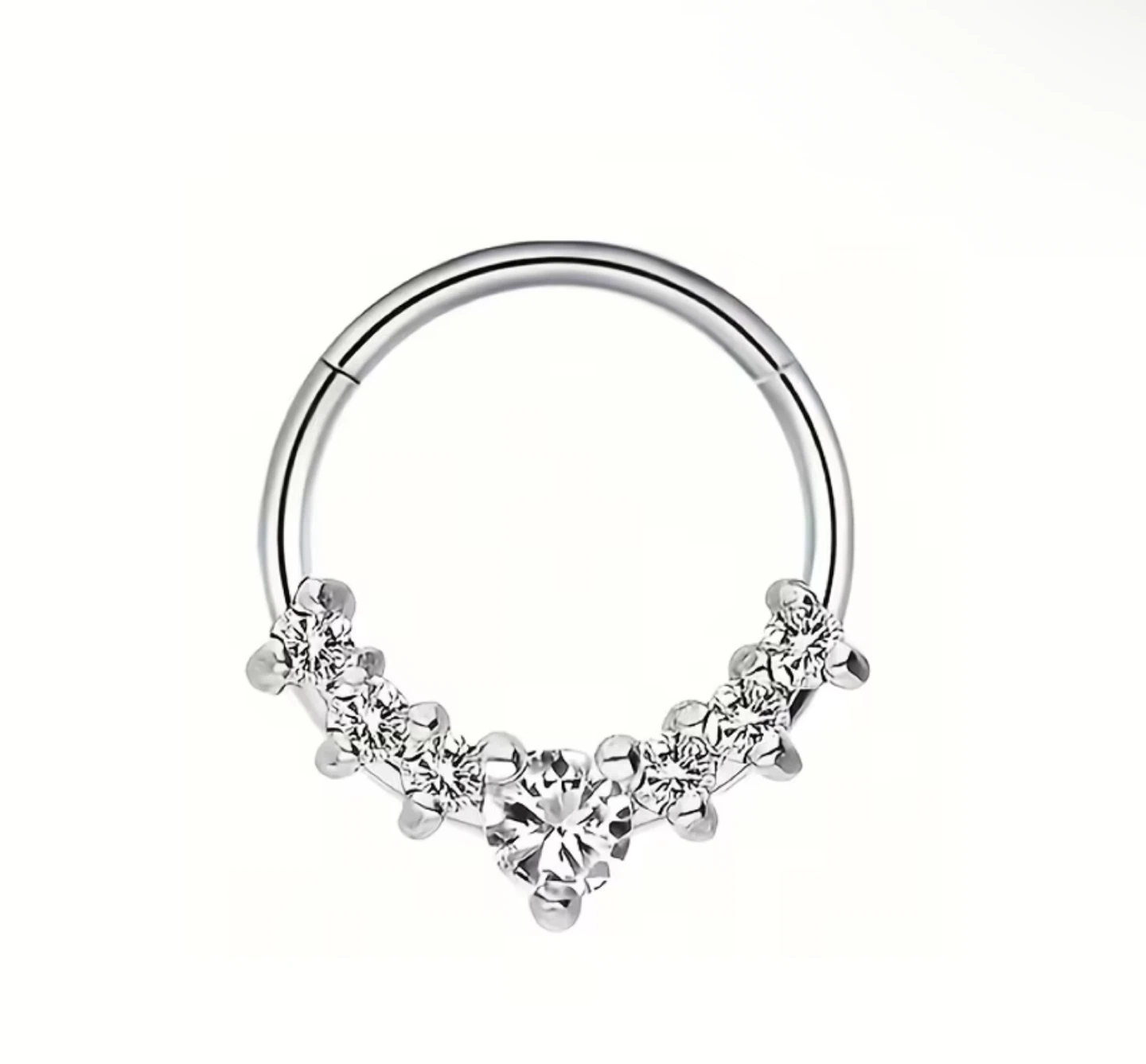Cubic Zirconia Septum Earring - photo 2