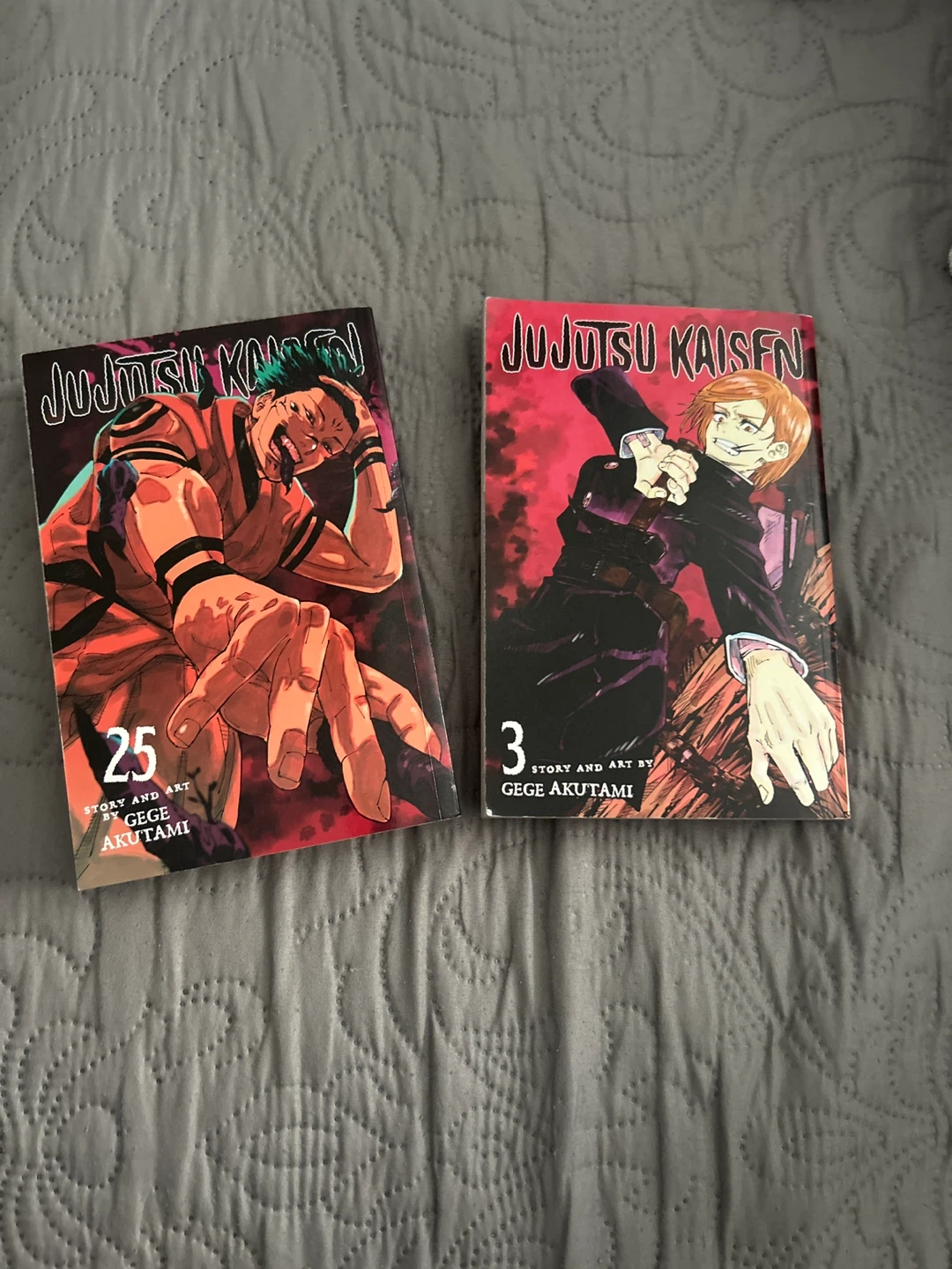 JJK manga books 3 and 25