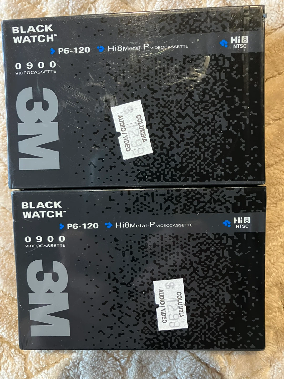 3M Black Watch P6-120 Hi8Video Cassettes (2-Pack)