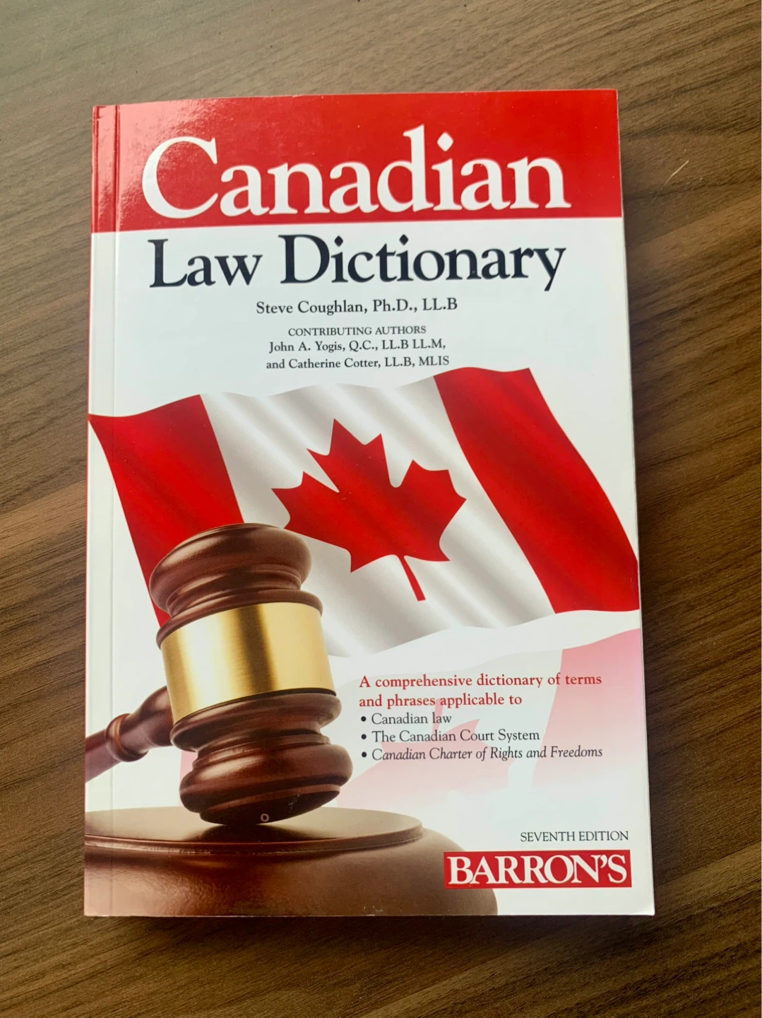Canadian Law Dictionary Seventh Edition