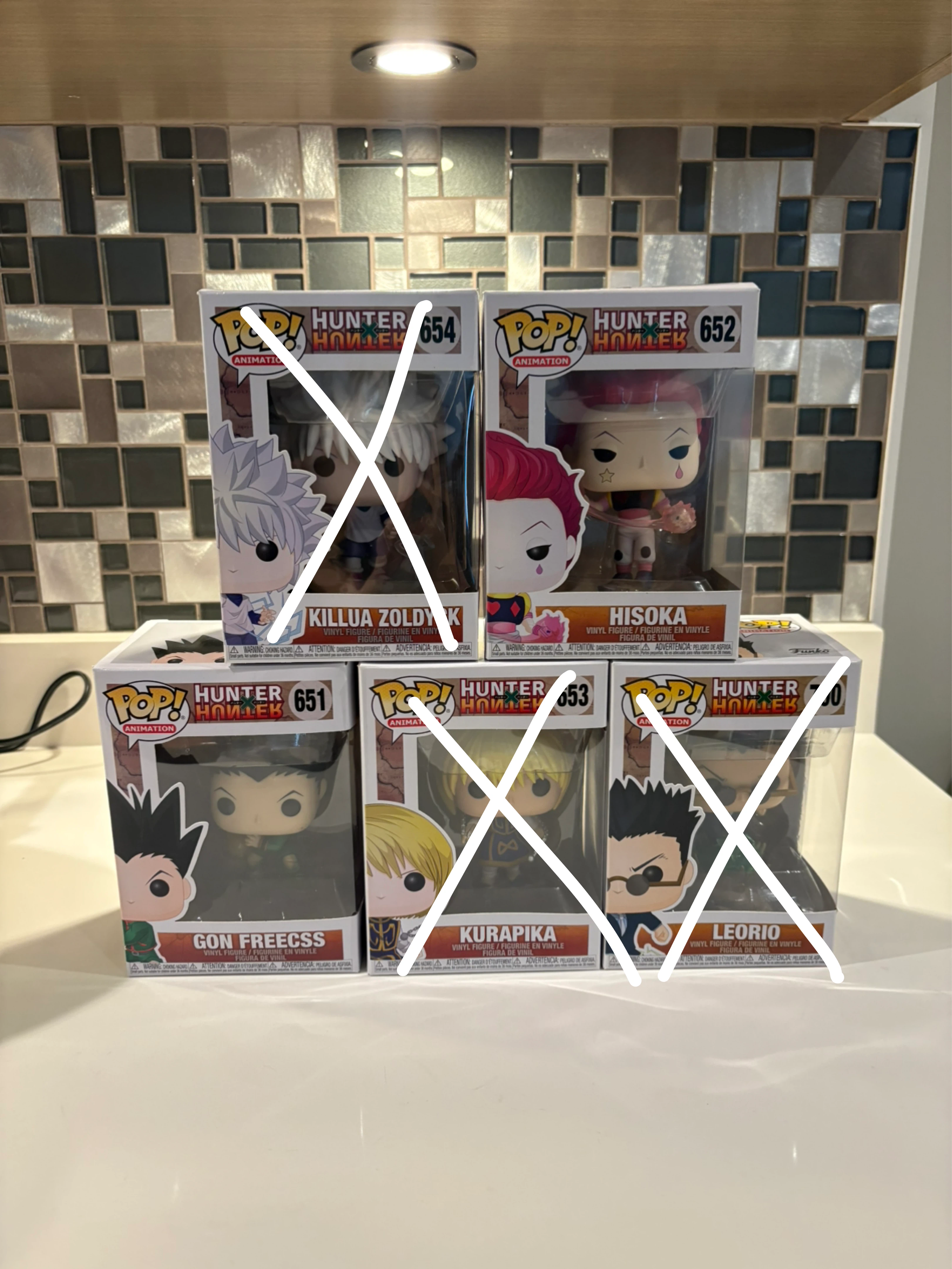 Hunter x Hunter Pop! Vinyl Figures (Set of 5)