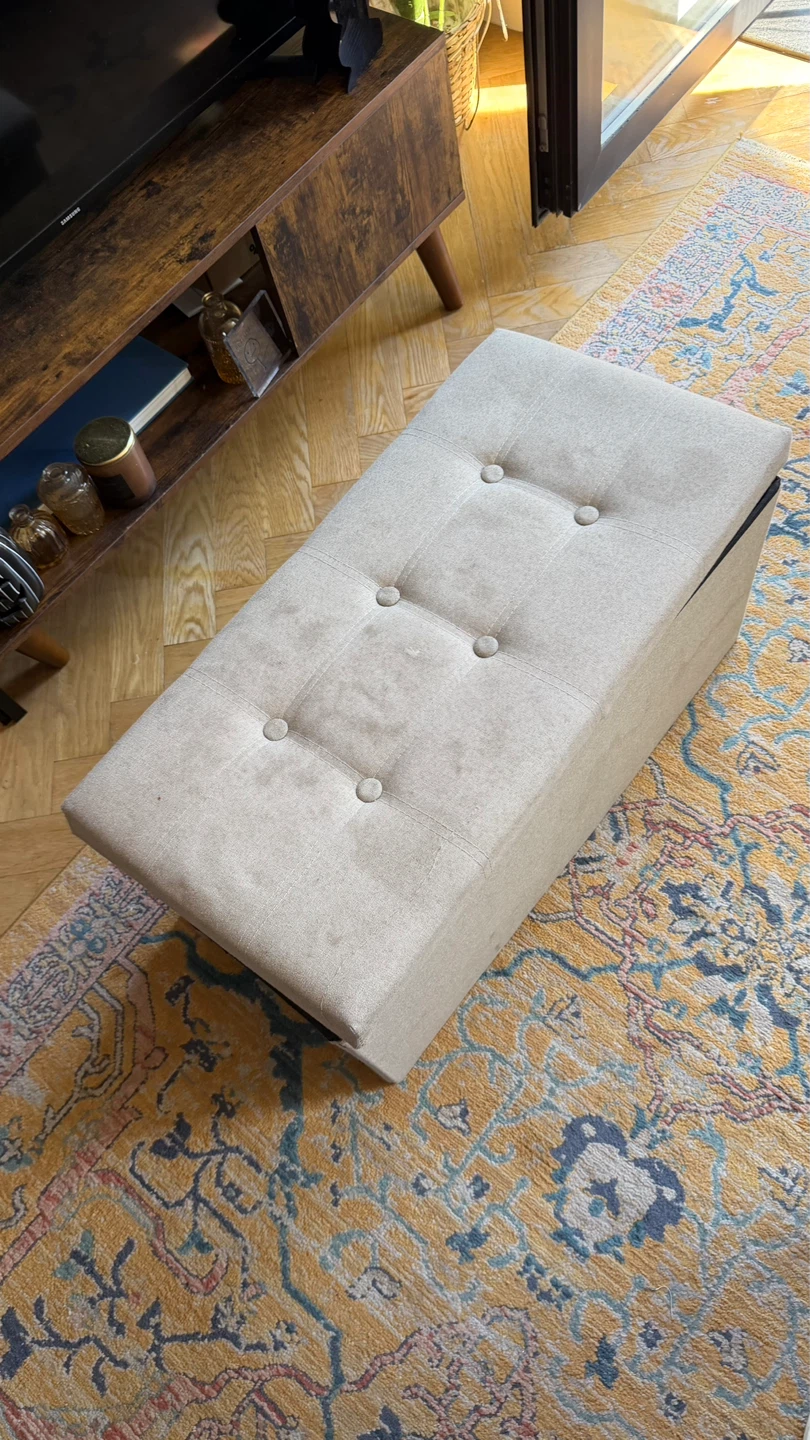 Tufted Storage Ottoman Bench