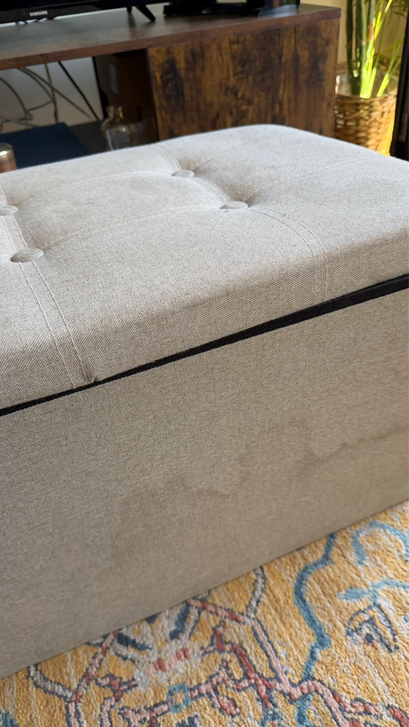 Tufted Storage Ottoman Bench - photo 4