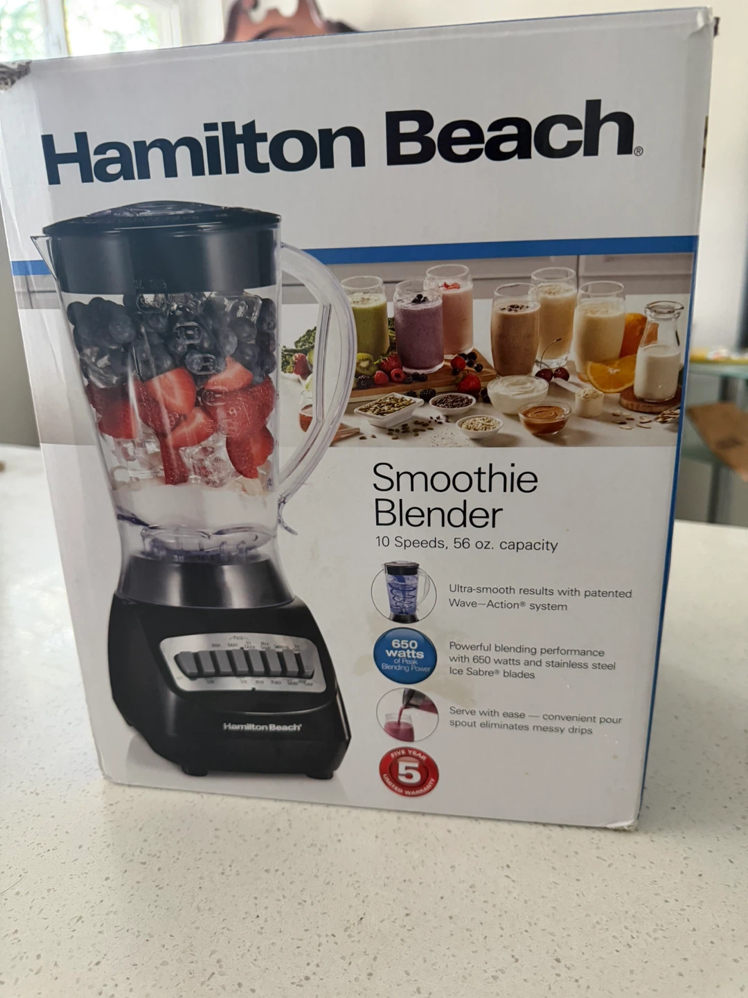 Hamilton Beach Smoothie Blender 56 oz - photo 2