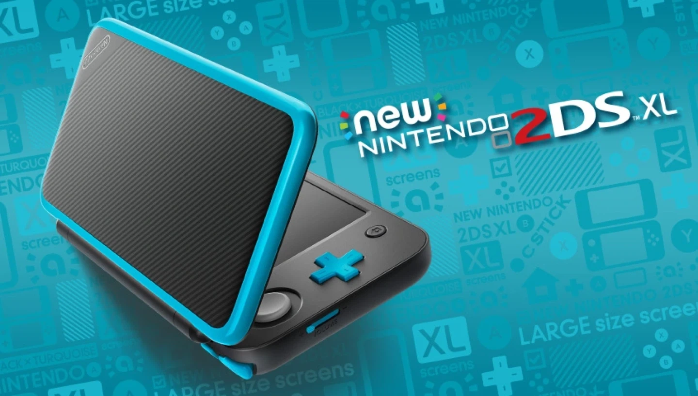 New Nintendo 2DS XL Black Turquoise - photo 2
