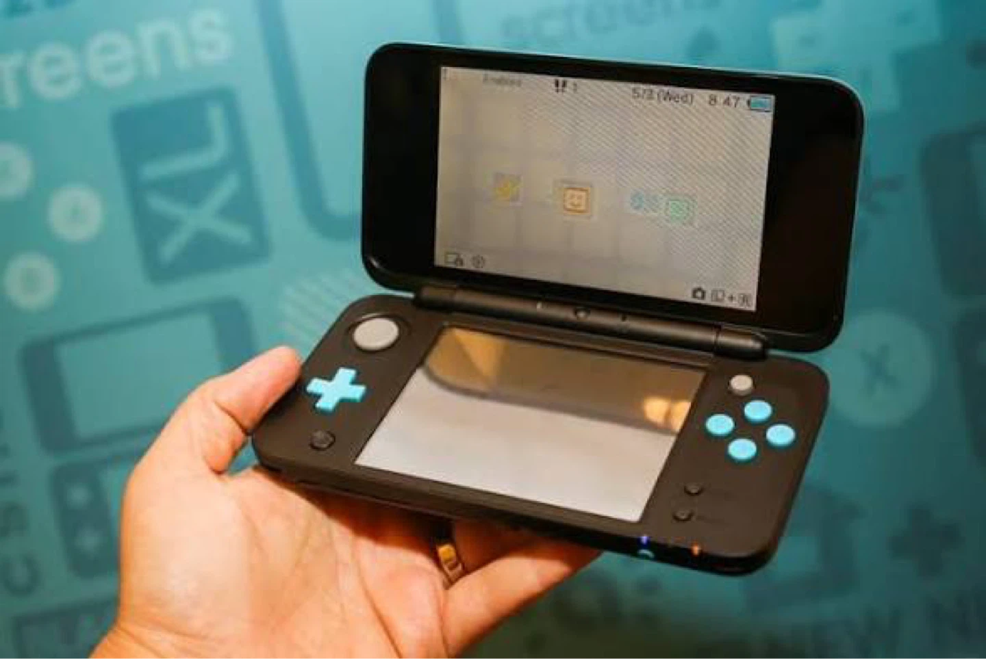 New Nintendo 2DS XL Black Turquoise