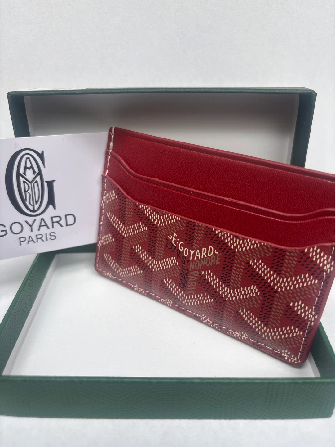 Goyard Card Holder - Red
