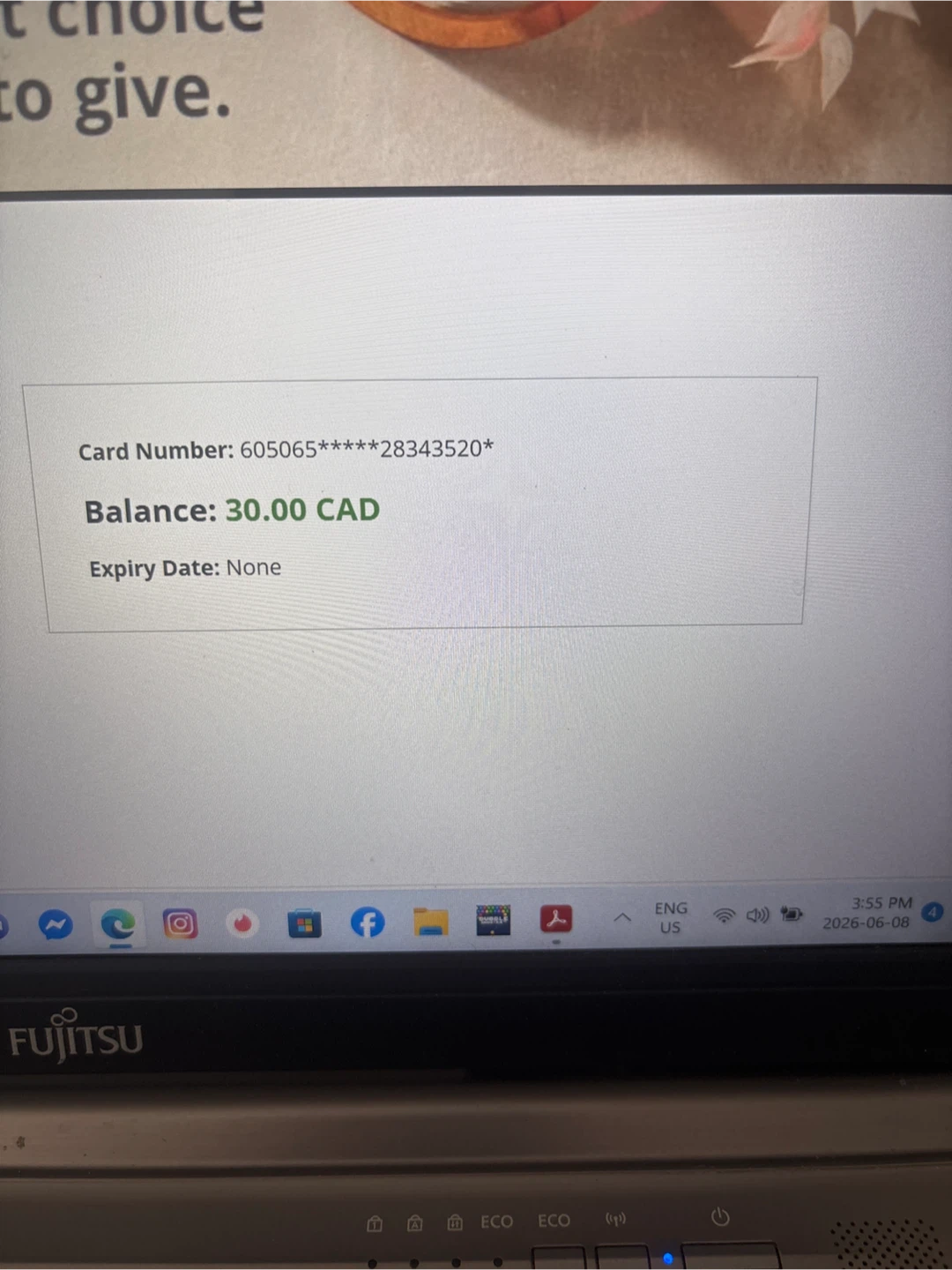 LCBO Gift Card - $30 selling for $20 - photo 3