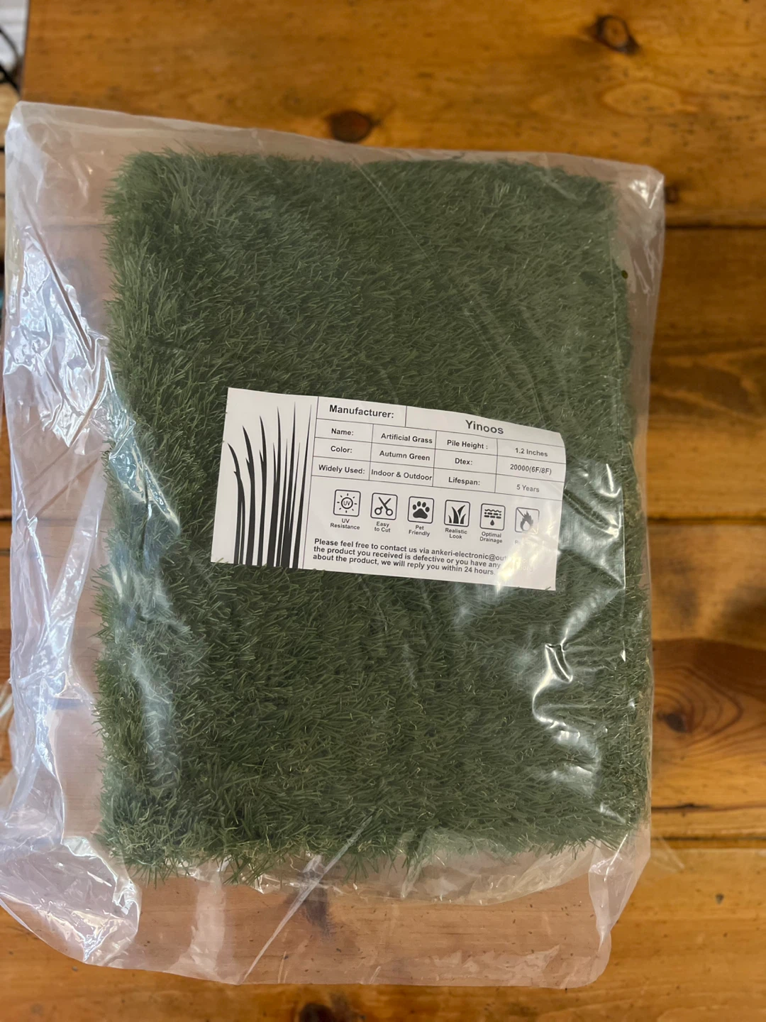 Artificial Grass Pet Turf Mat 48” x 32” – Brand New - photo 2