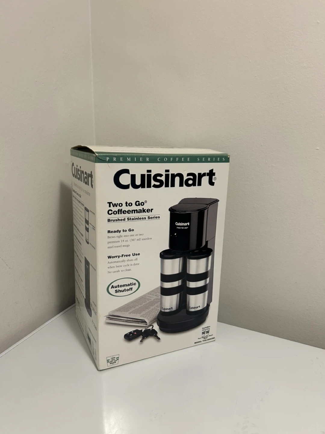Cuisinart Two to Go Coffeemaker - Brushed Stainless