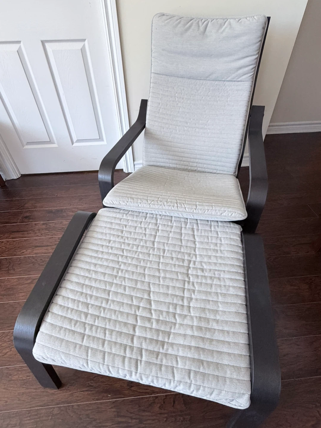 IKEA Poäng Chair and Ottoman Set