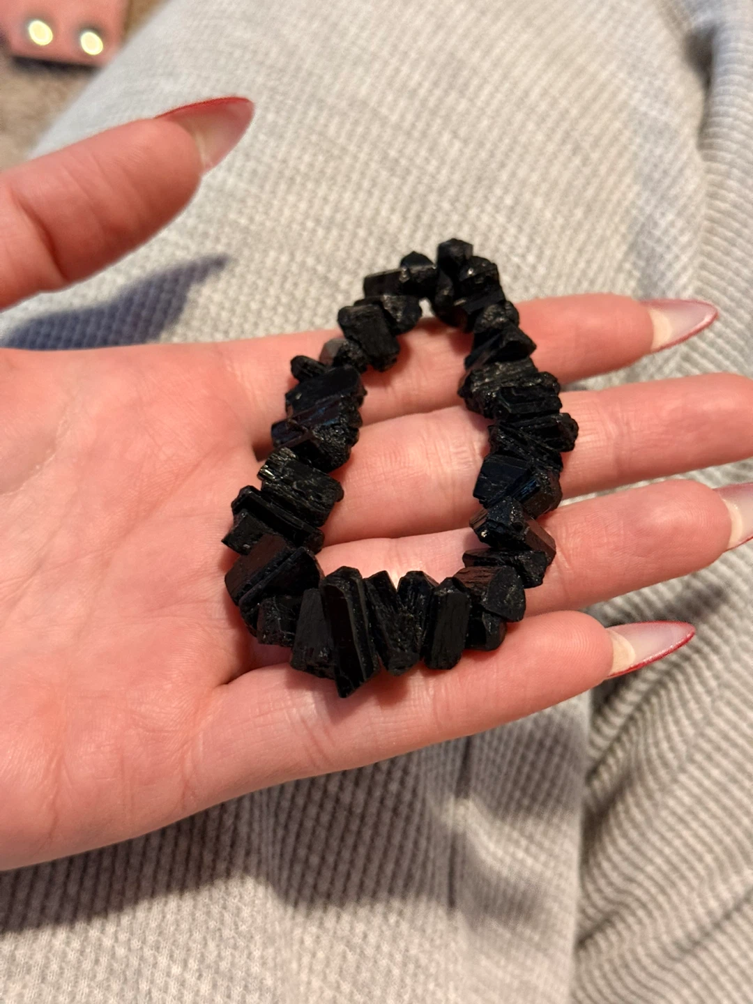 Black Tourmaline Chip Bracelet - photo 4