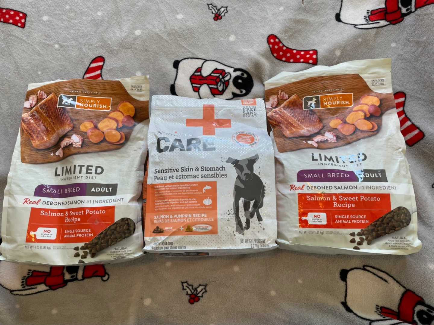 13lbs Dog Food Lot (Chicken Free)