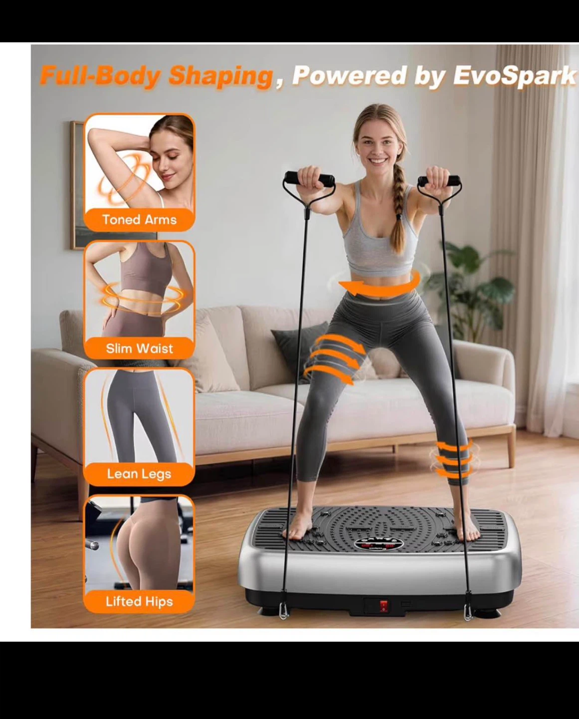 Vibration Plate Exercise Machine, 2026 Upgraded Vibration Plate - photo 3