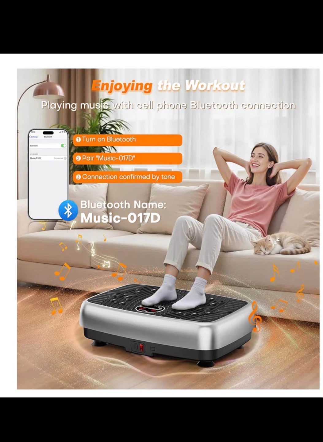 Vibration Plate Exercise Machine, 2026 Upgraded Vibration Plate - photo 5