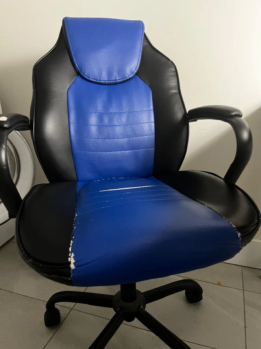 Blue and Black Gaming Office Chair - photo 3