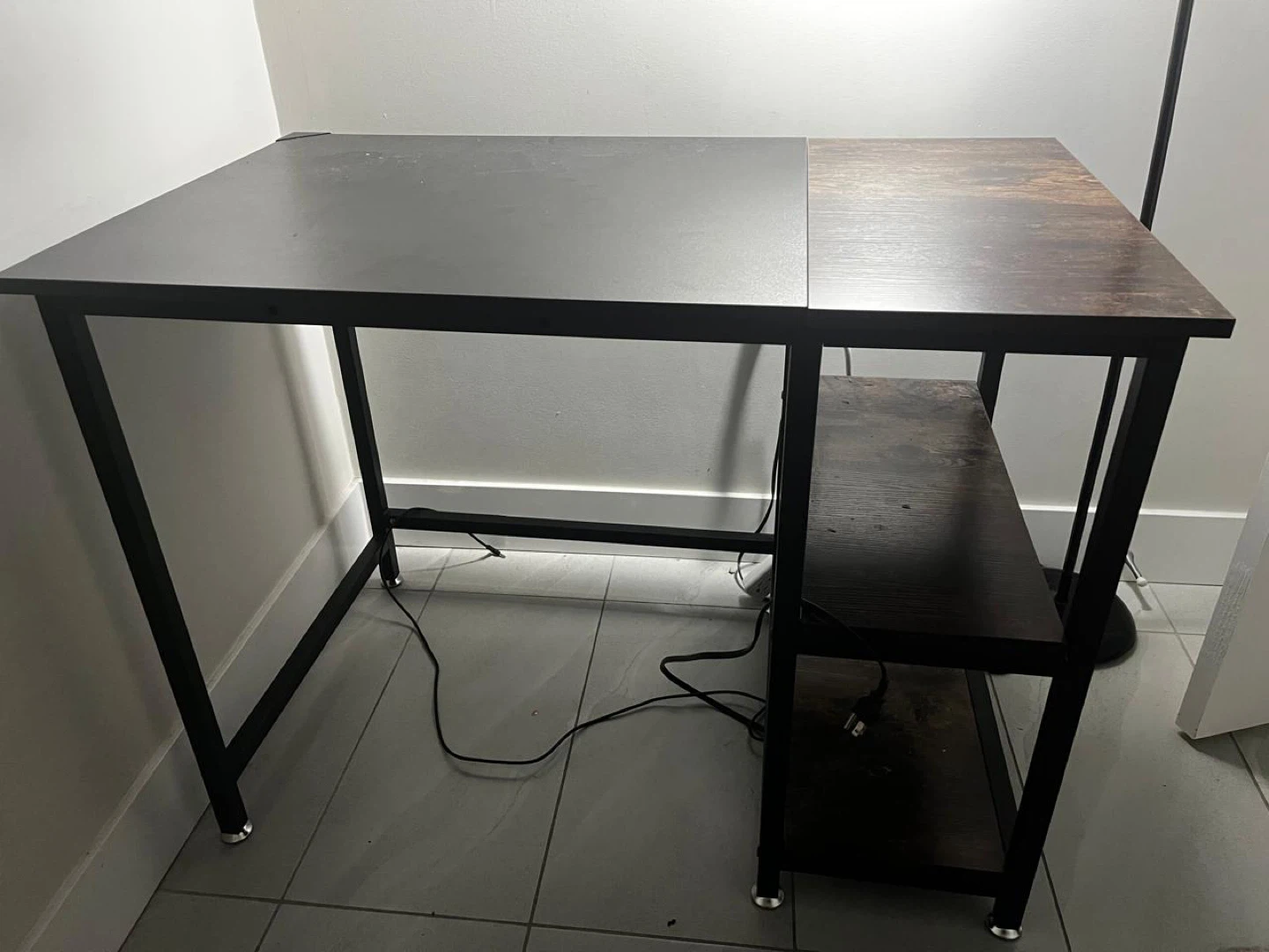 Standing Desk with Shelves - photo 3