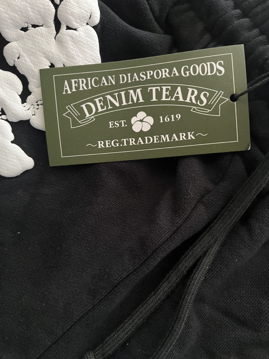 Denim Tears Black Flower Print Short - photo 4