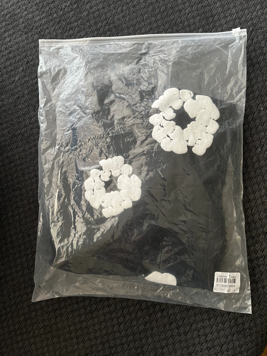 Denim Tears Black Flower Print Short