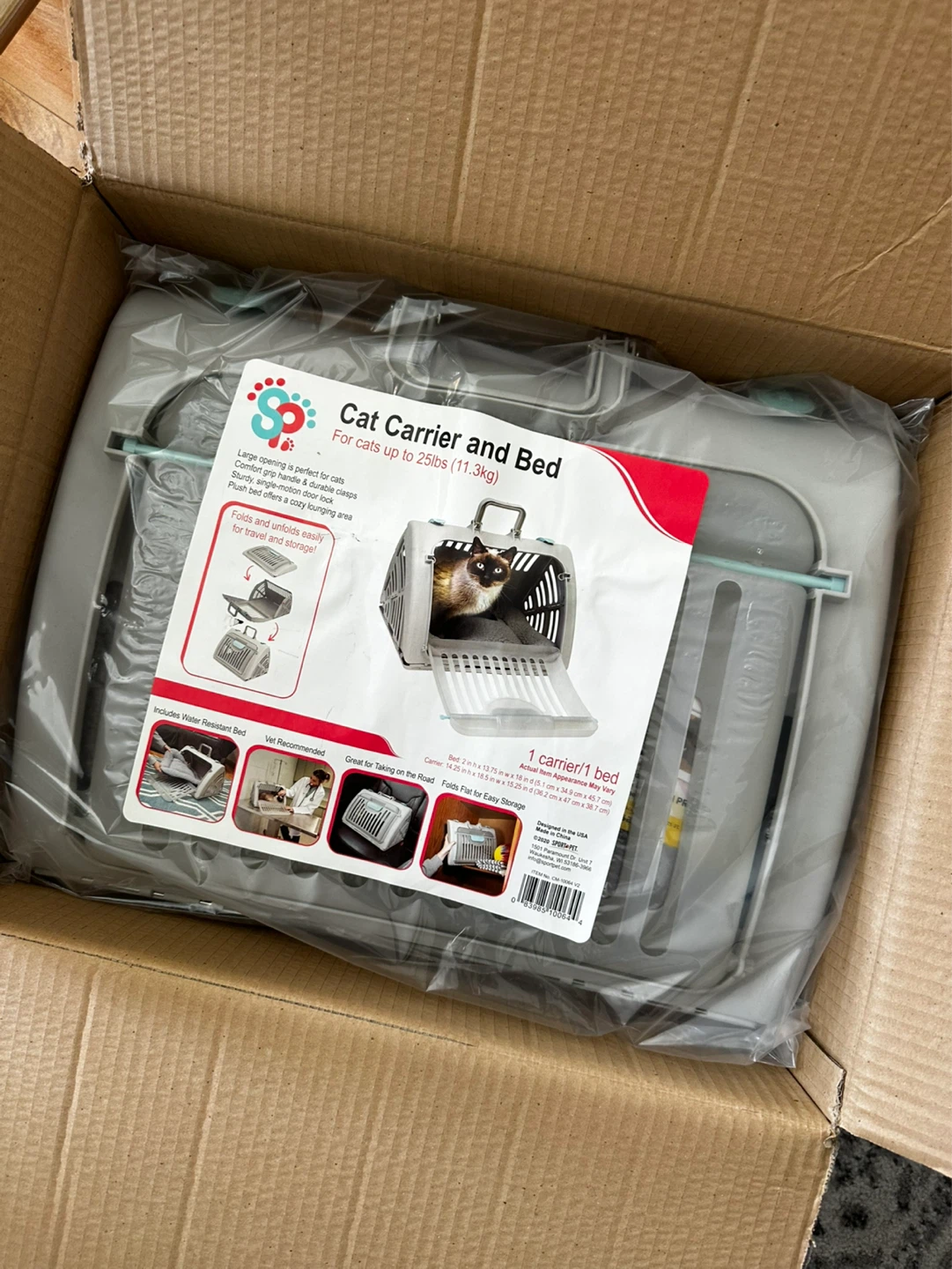 NEW Cat Carrier and Bed - photo 2