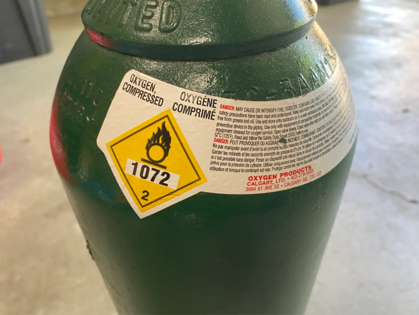 Oxy tank new condition - photo 3